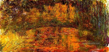  blumen - Die japanische Brücke 2 Claude Monet impressionistische Blumen